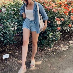 levi’s 501 denim shorts